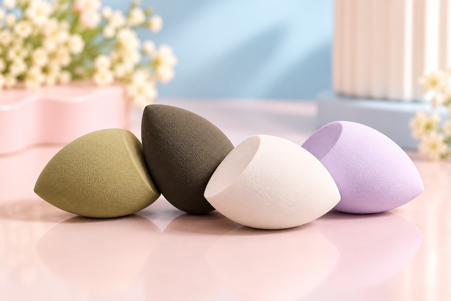 Pastel Makeup Sponge Still Life.png