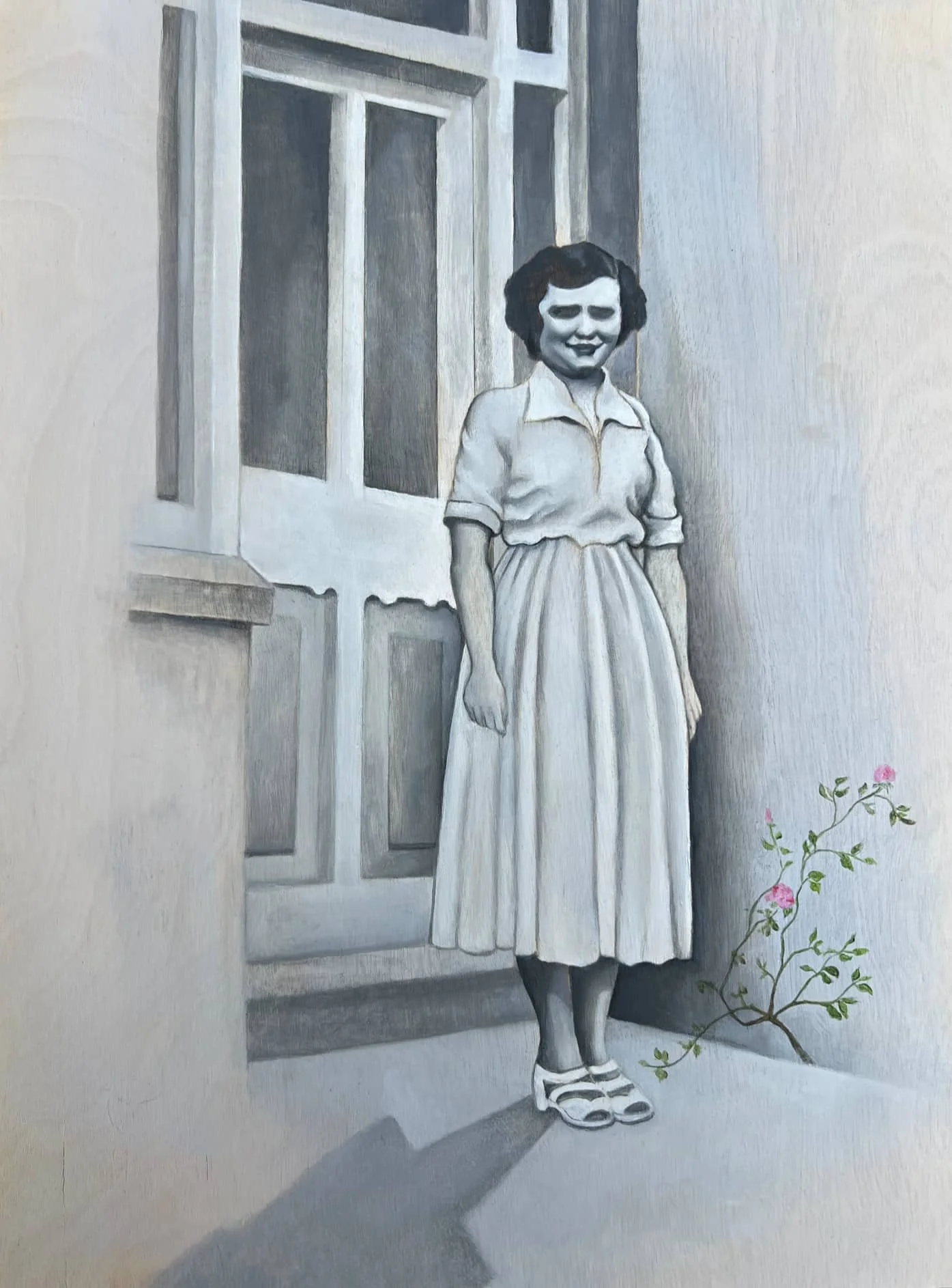 'Mother/Other'

Oil on birch panel,  30cm x40cm