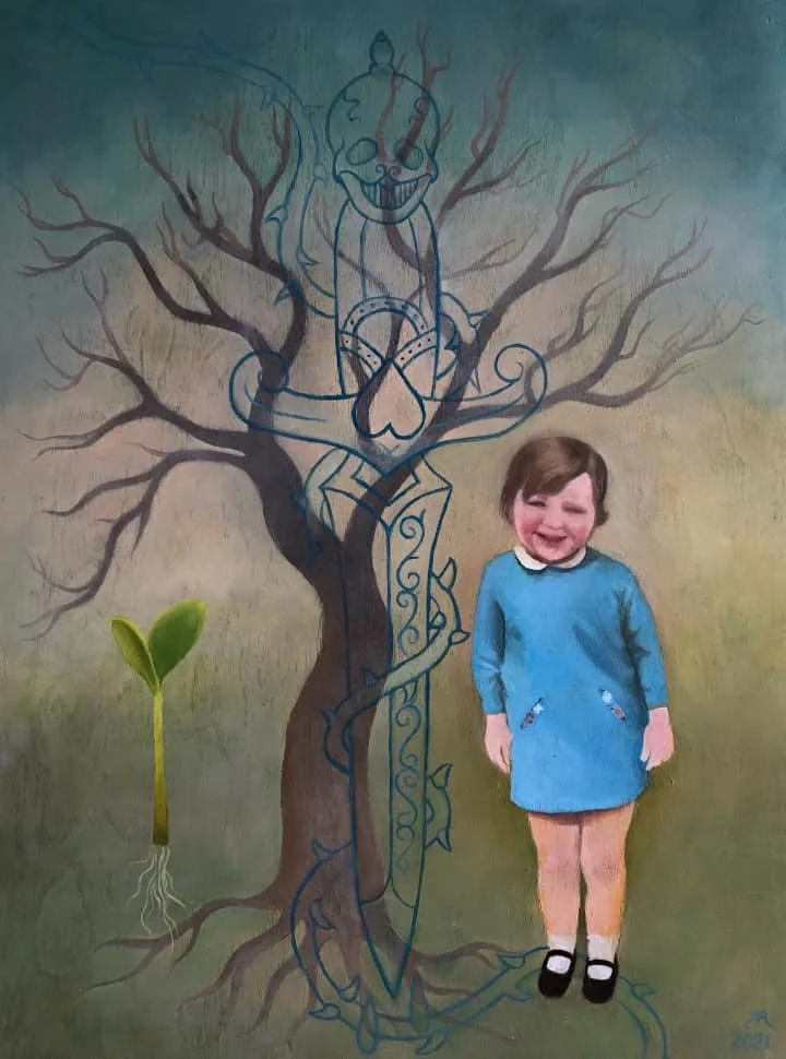 'When I grow up'

Oil on birch panel,  30cm x 40cm