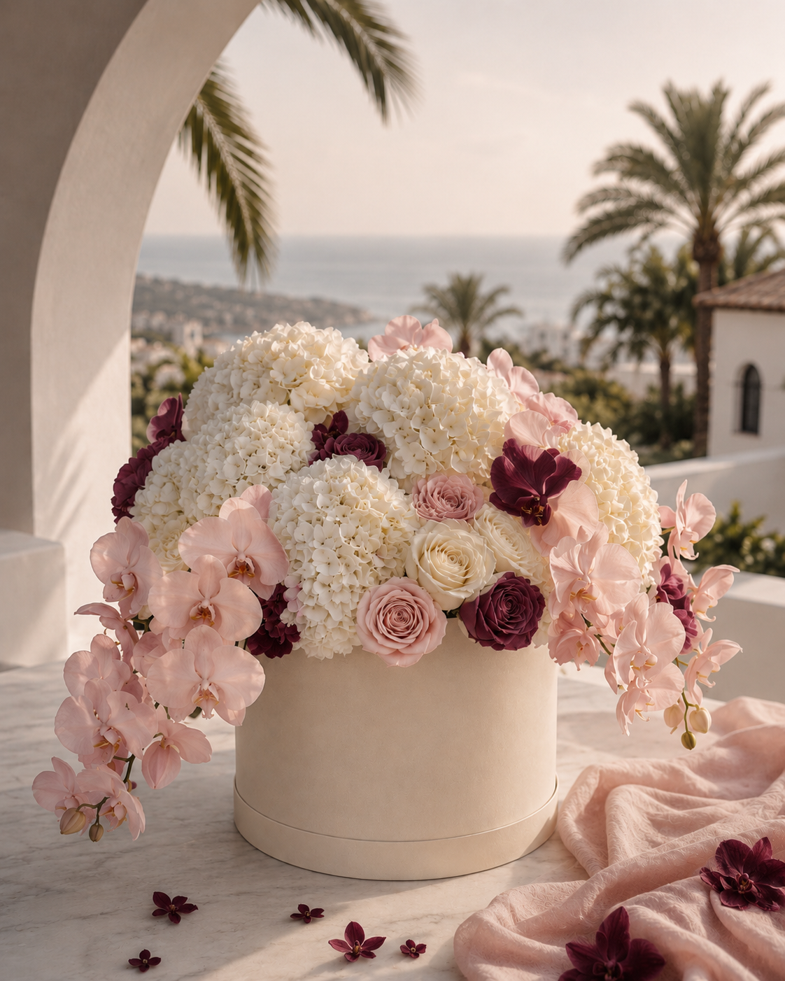 Luxury floral event design in Marbella for weddings, celebrations and corporate events
