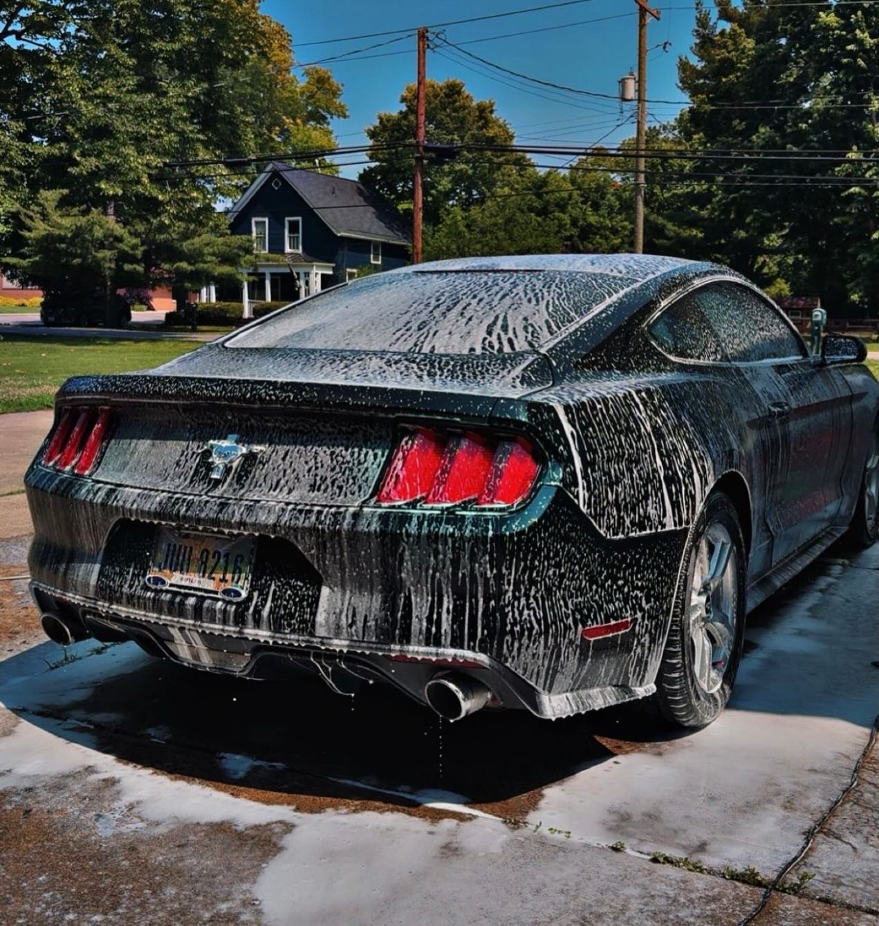 Every single package starts here. 🧼

Safe exterior wash, proper decontamination, with zero shortcuts. Process matters just as much as the result.

Harper&rsquo;s Coating &amp; Protection | 📍Fairfield, OH #foamwash #detailing #mustang #fordmustang #