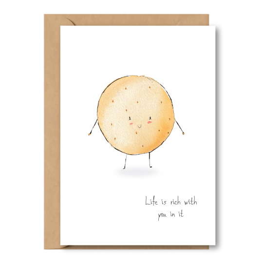 Rich tea greeting card A6