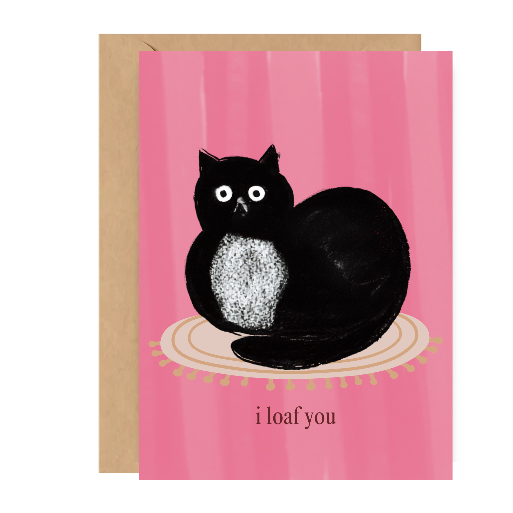 Cat greeting card - A6