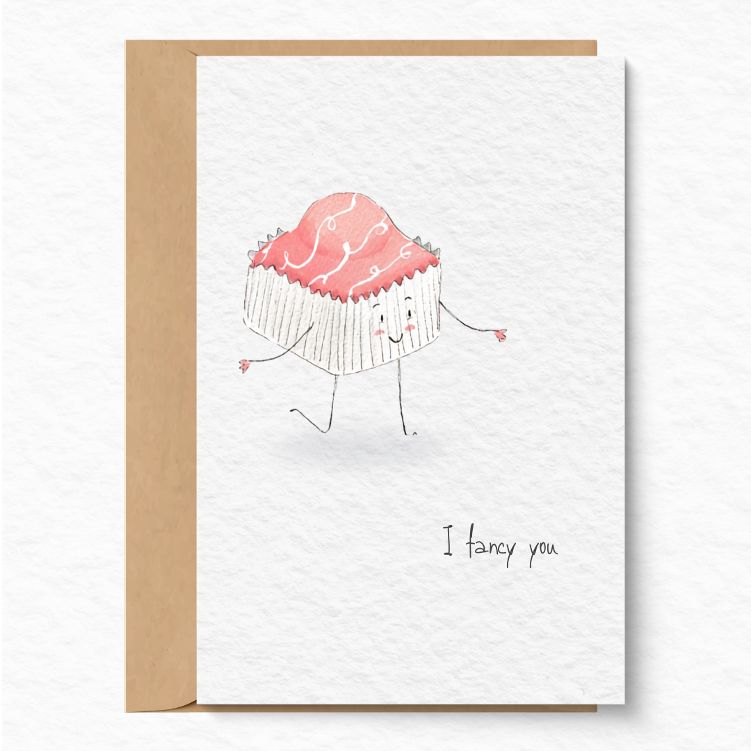 French fancy greeting card A6