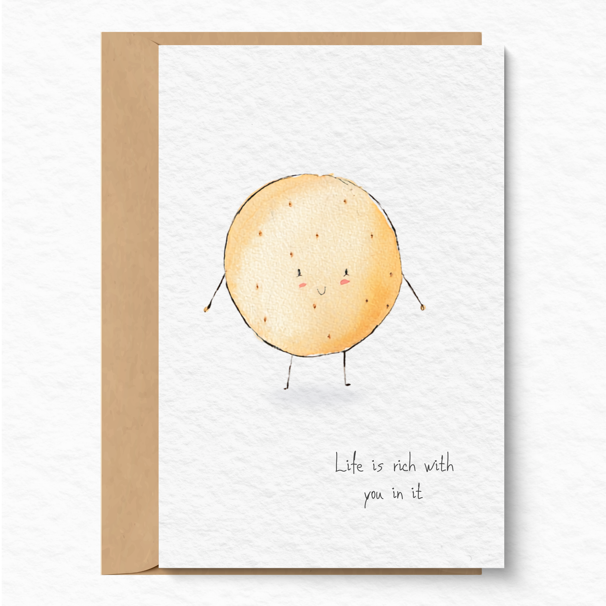 Rich tea greeting card A6