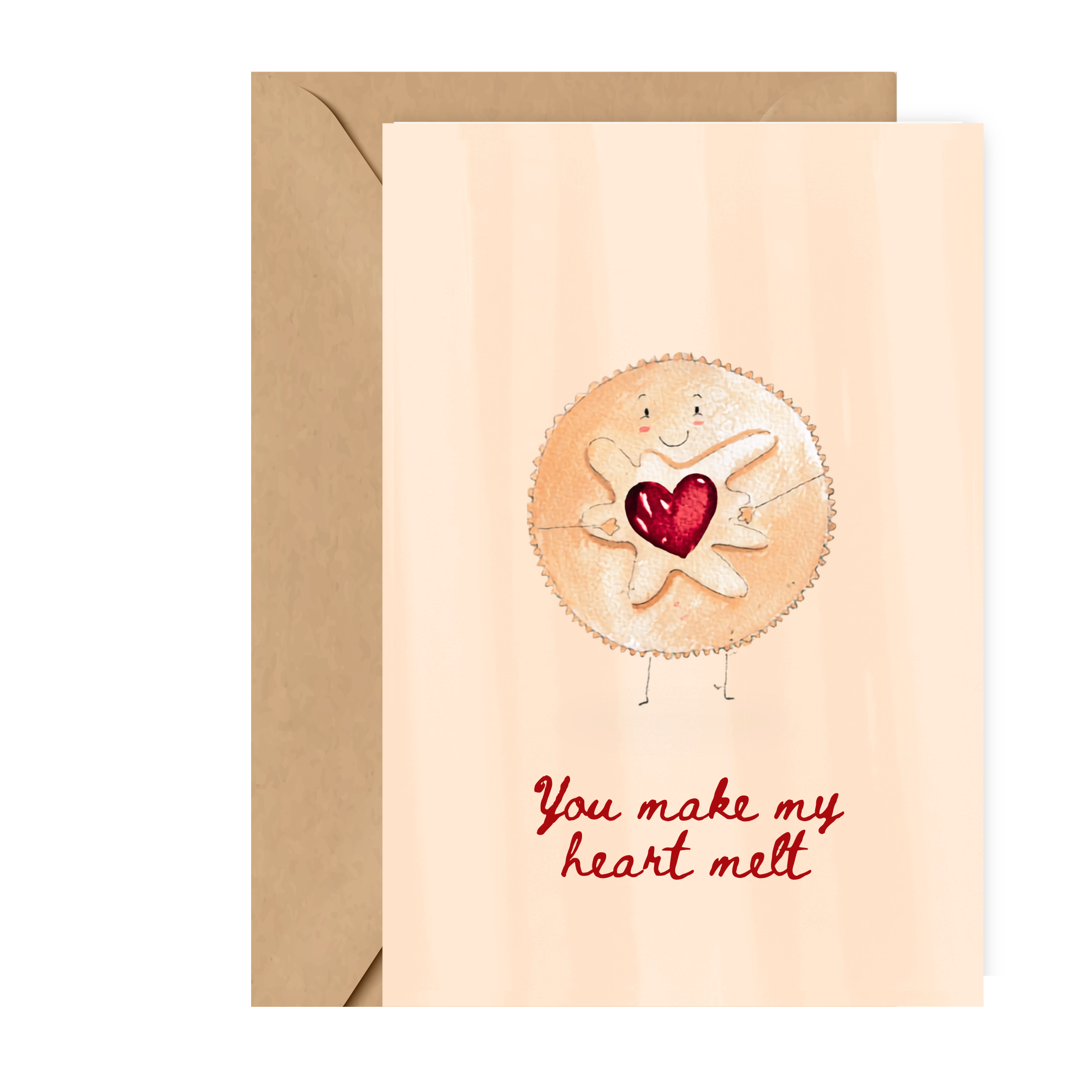 Jammy dodger greeting card A6