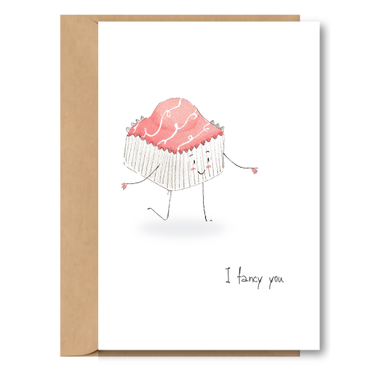 French fancy greeting card A6