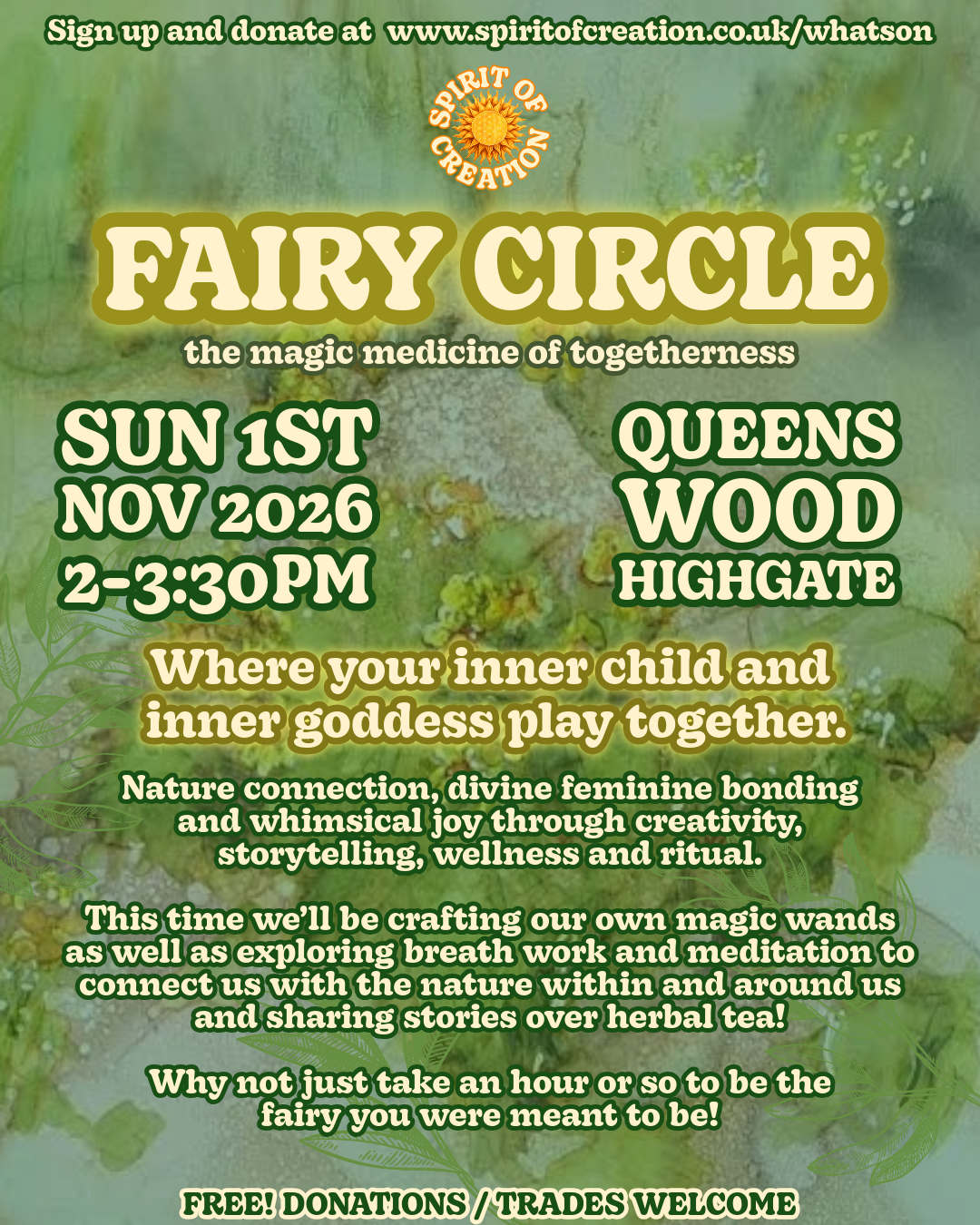 Fairy Circle ~ Sunday 1st November