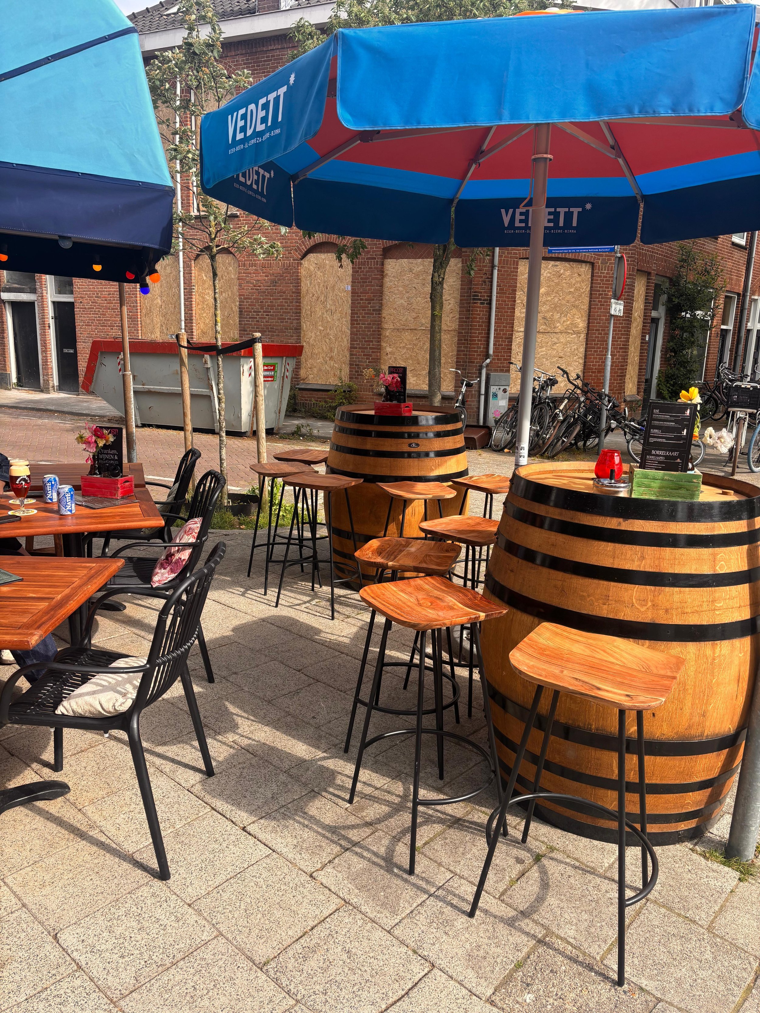 proost terras in de zon