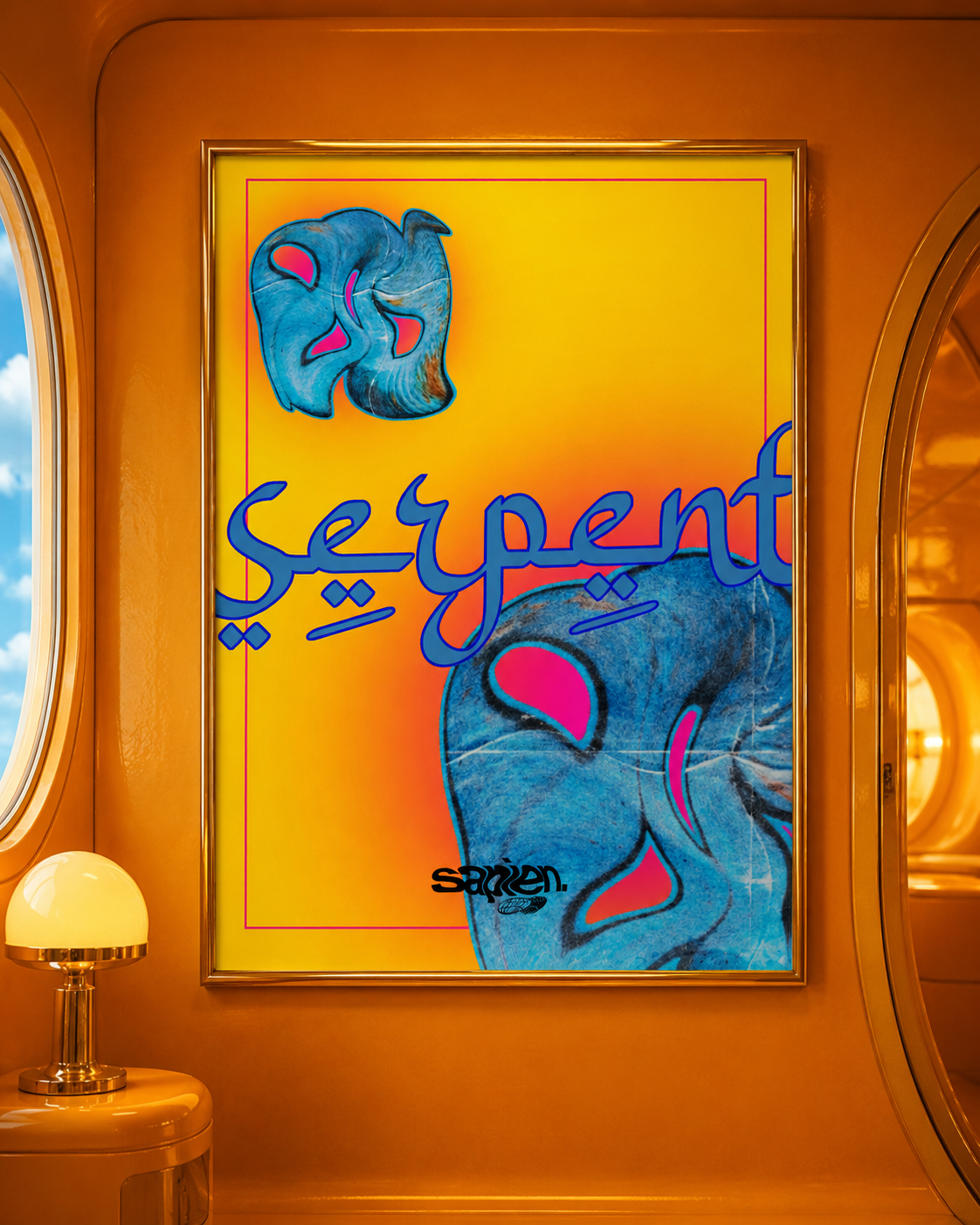 "SERPENT" A3 POSTER