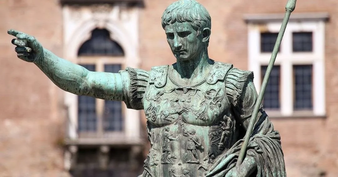 Bronze statue of Augustus of Prima Porta.