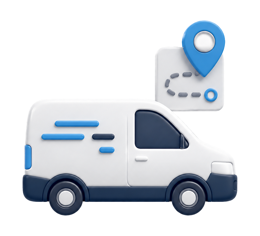 Nimbus Connect van and route thumbnail