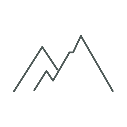 Line graph showing upward and downward trends with peaks and valleys.