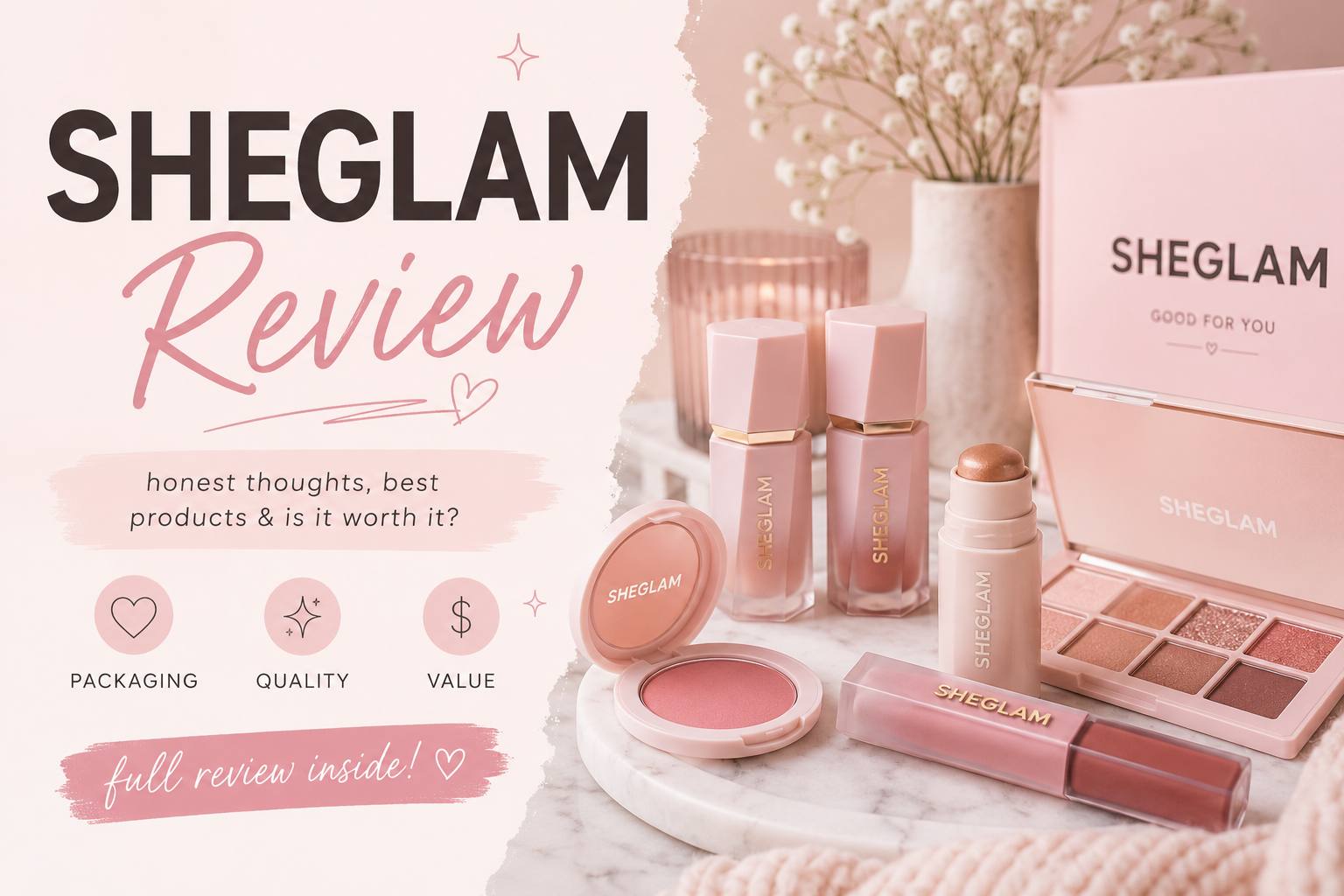 SHEGLAM Review: Can You Trust SHEIN’s Makeup Brand?
