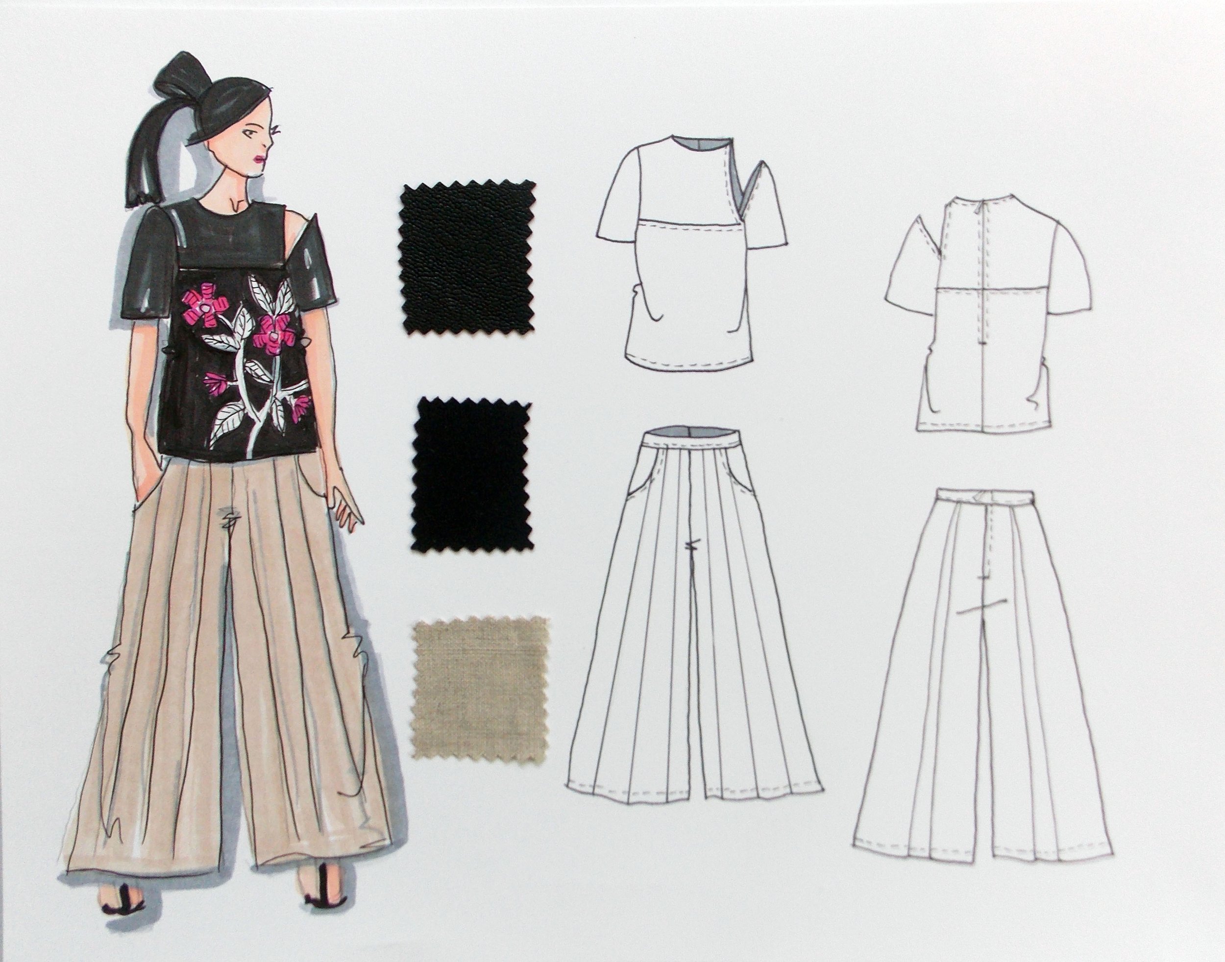designs, fabric s and flats