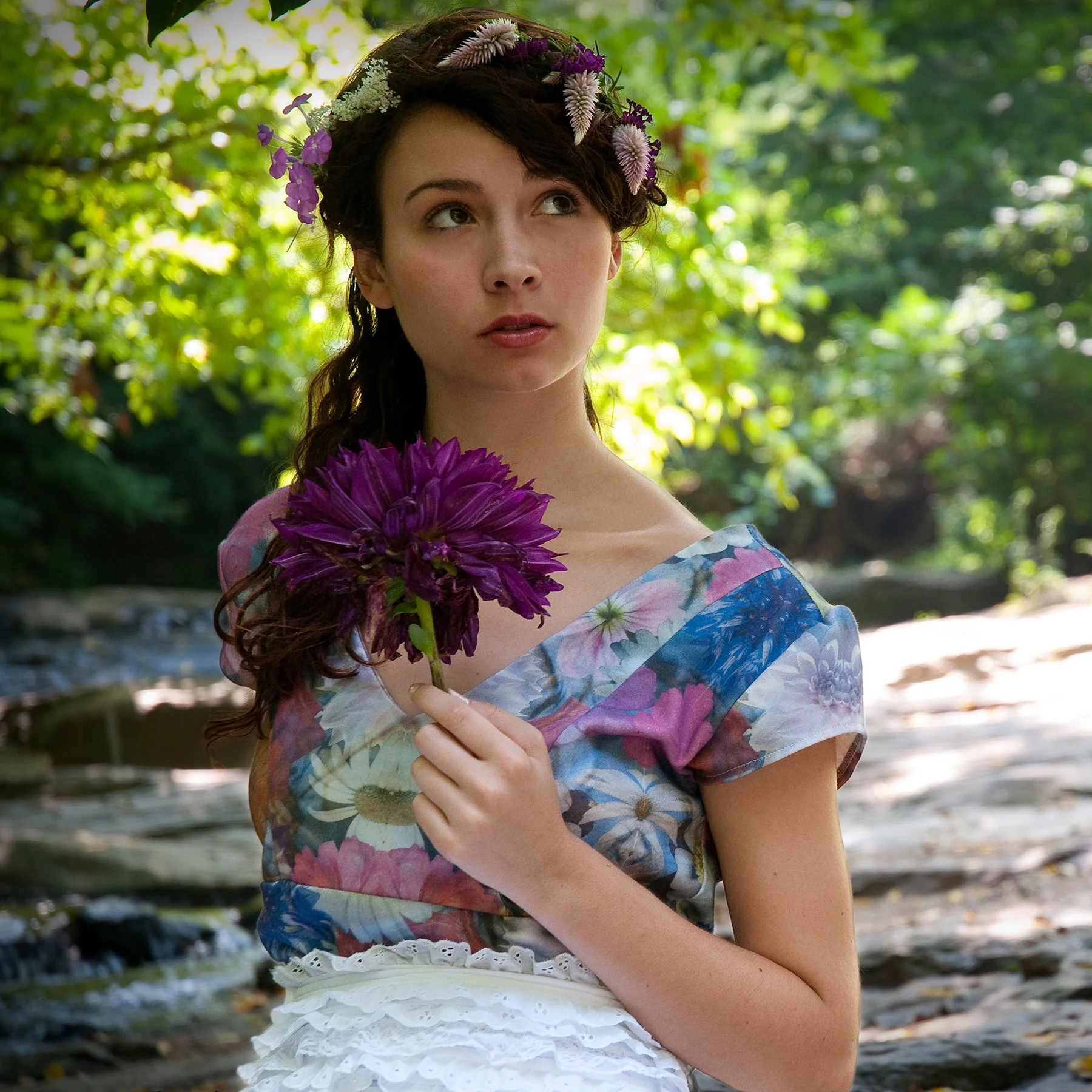 Ophelias Soliloquy Collection- Organic cotton Printed top