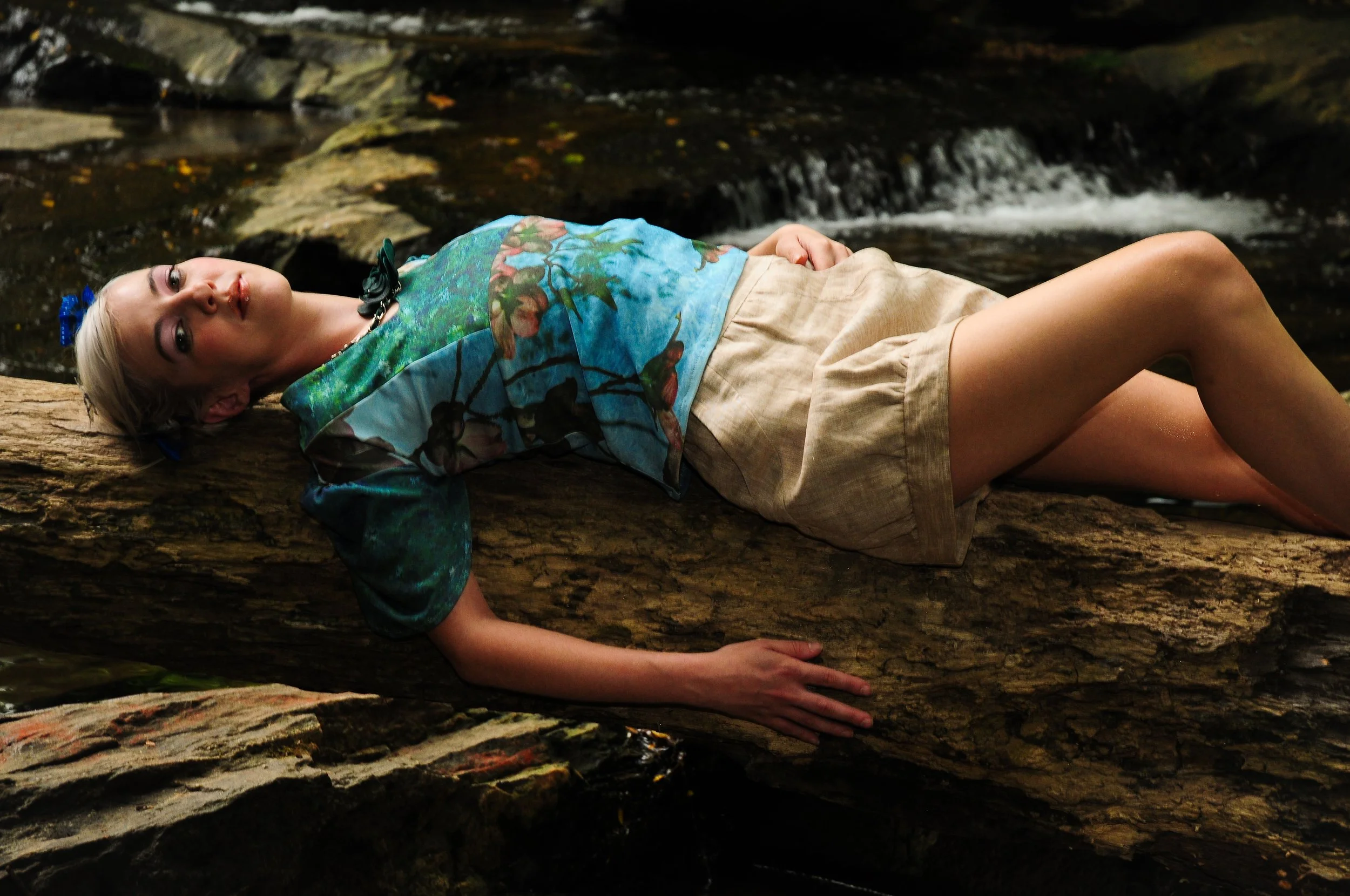 Ophelias Soliloquy Collection- Organic cotton top and hemp summer cloth skirt