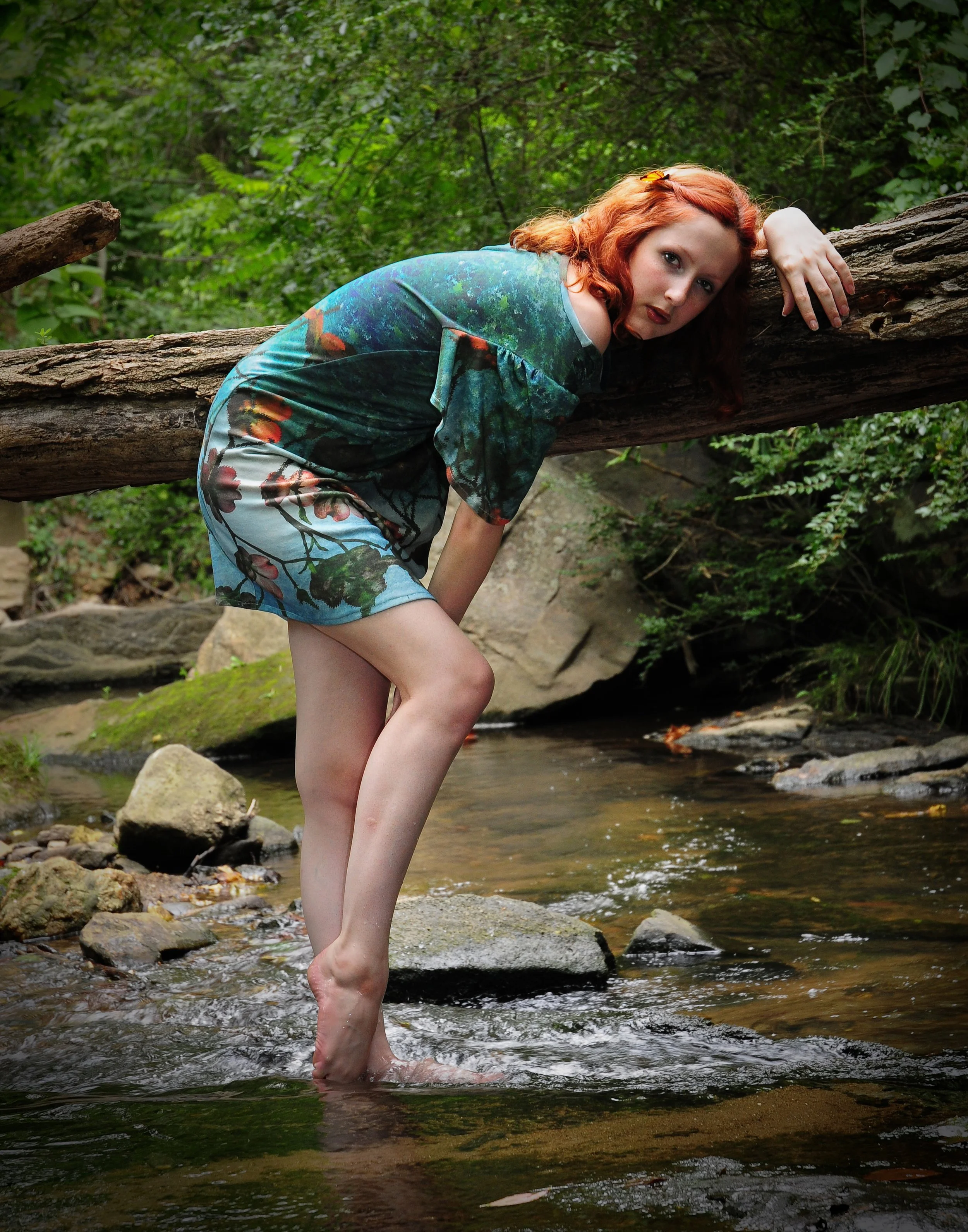 Ophelias Soliloquy Collection- Organic cotton Printed Dress