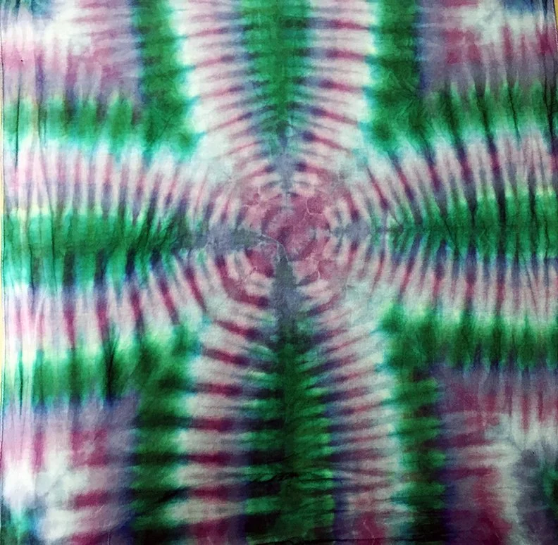 Tie-dye scarf