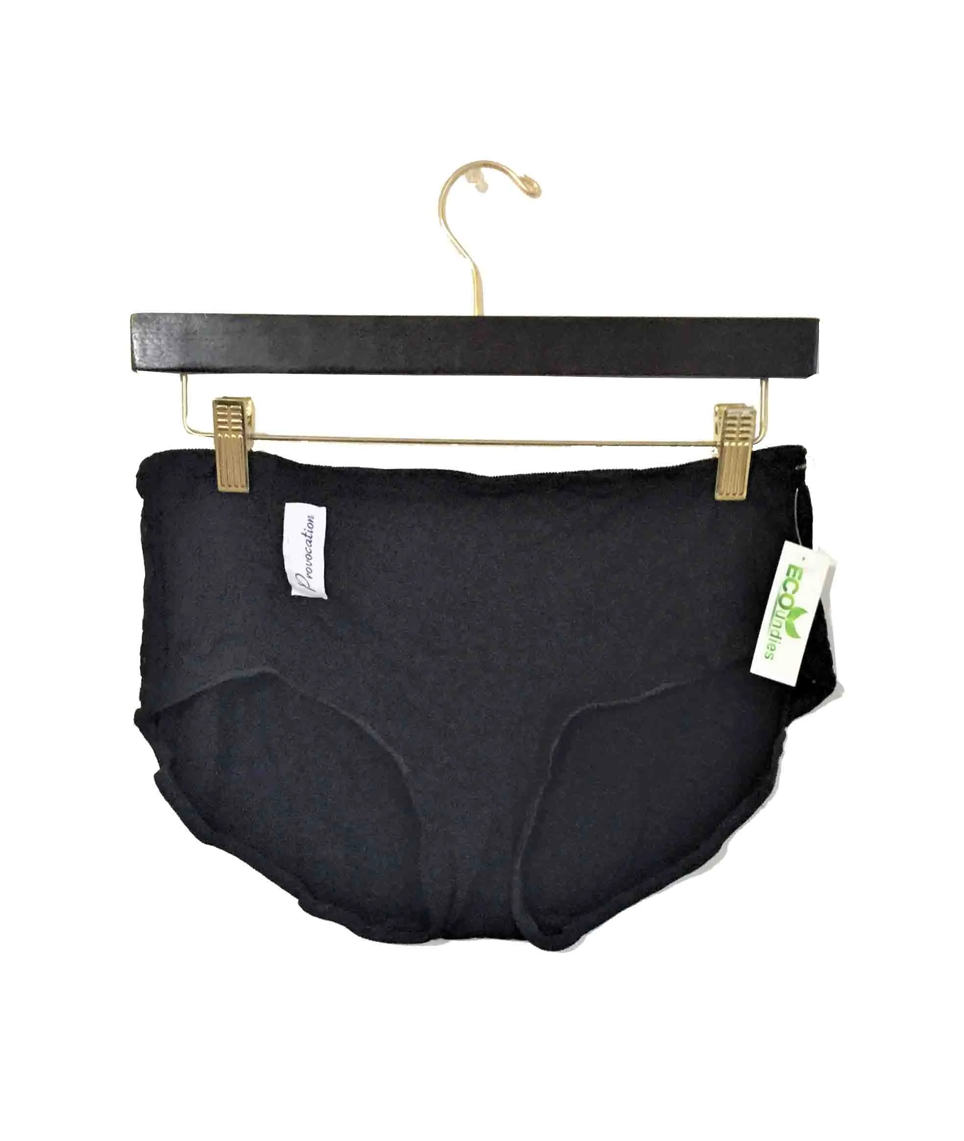 Medium Black Geo Panel Panty