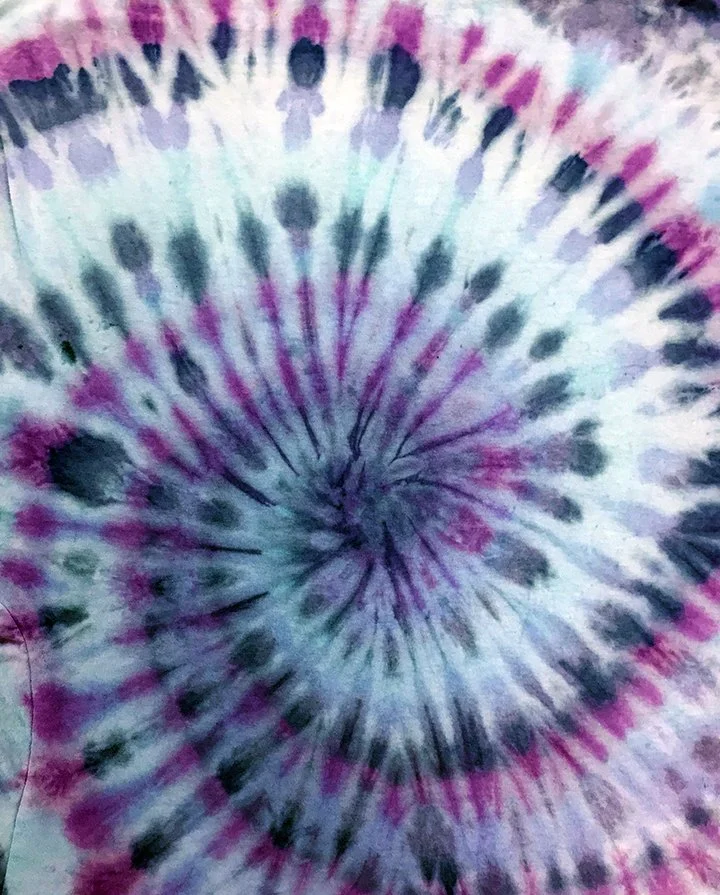 Spiral tie dye