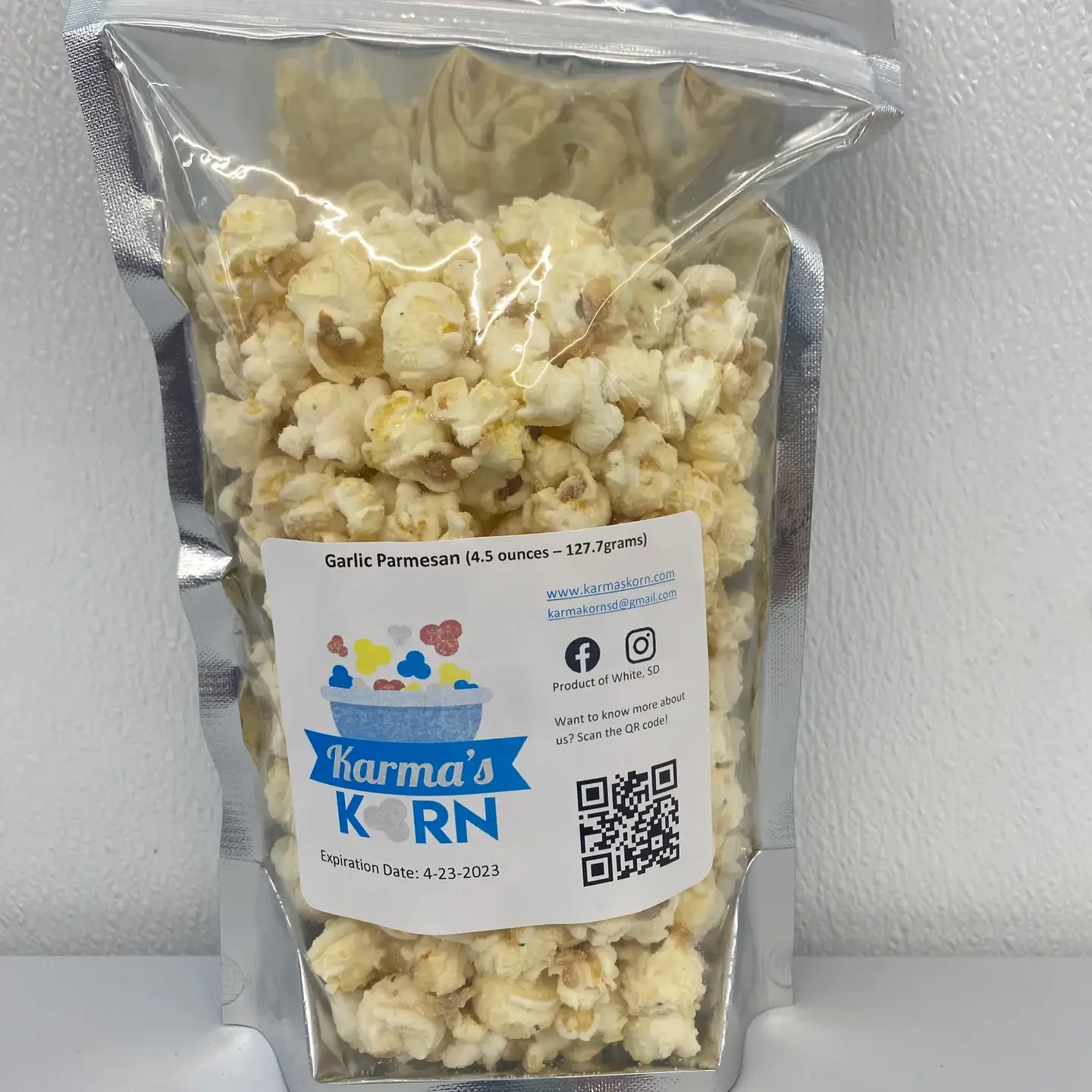 Garlic Parmesan Popcorn