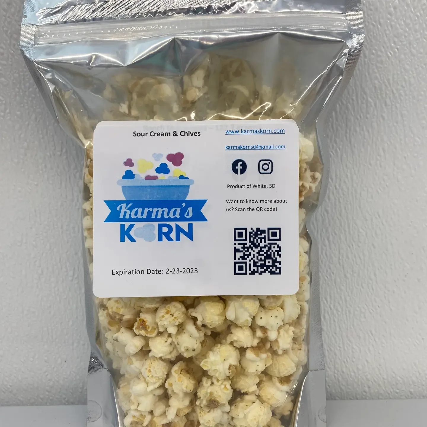 Sour Cream & Chives Popcorn