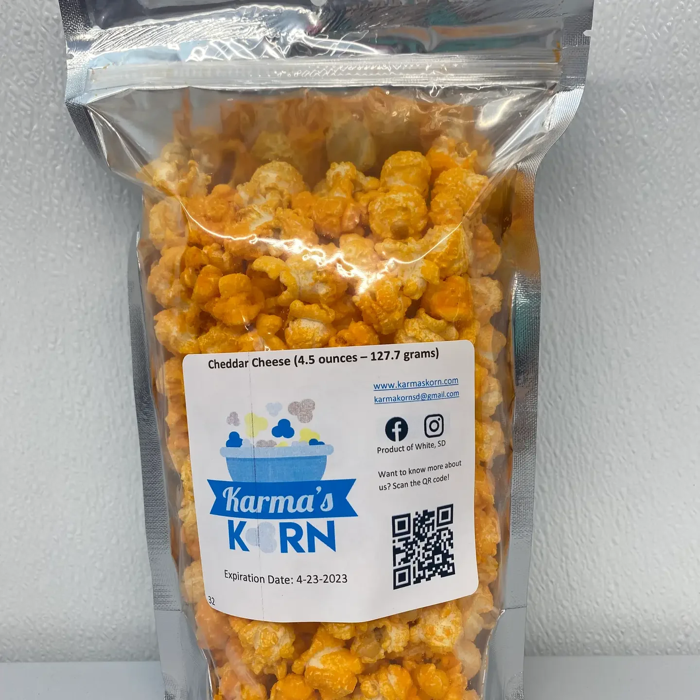 Cheddar Cheese Popcorn
