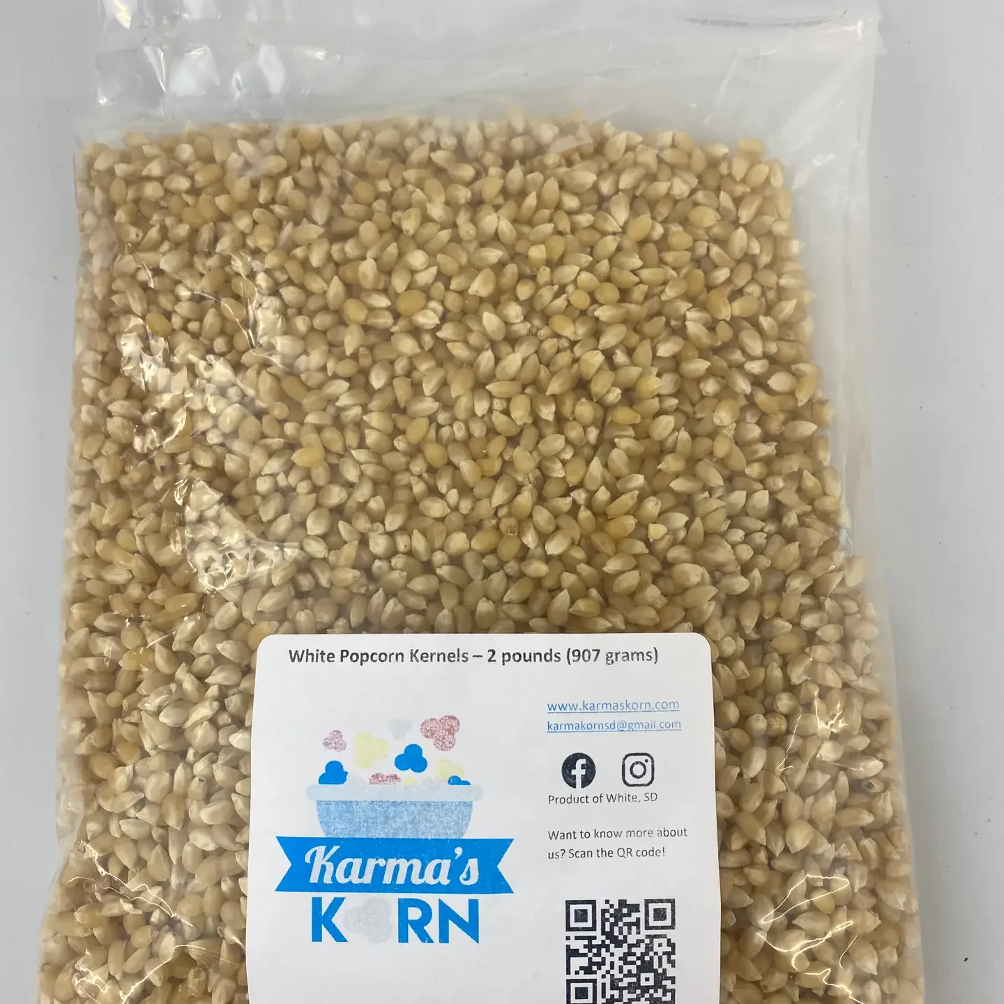 2lb White Popcorn Kernels