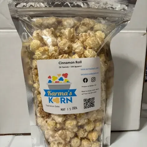 Cinnamon Roll Popcorn