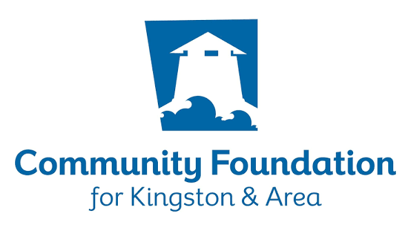 Logo for Community Foundation for Kingston & Area featuring a silhouette of a lighthouse.