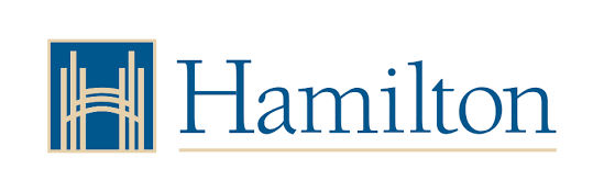 Hamilton logo with skybridge icon and the word Hamilton