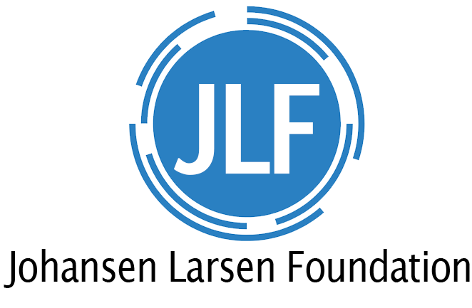 A circular logo with the letters "JLF" in white on a blue background, surrounded by concentric partial rings, and the text "JLF Leader" underneath.