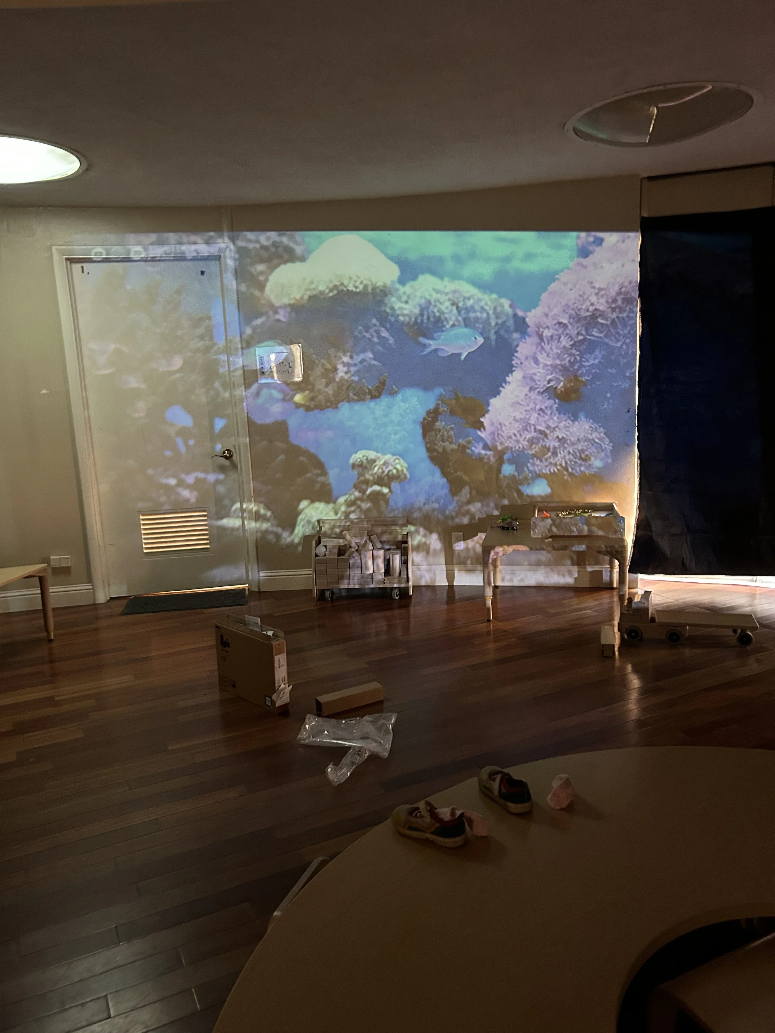 Salon sensorial: Unidad "Bajo el mar"
