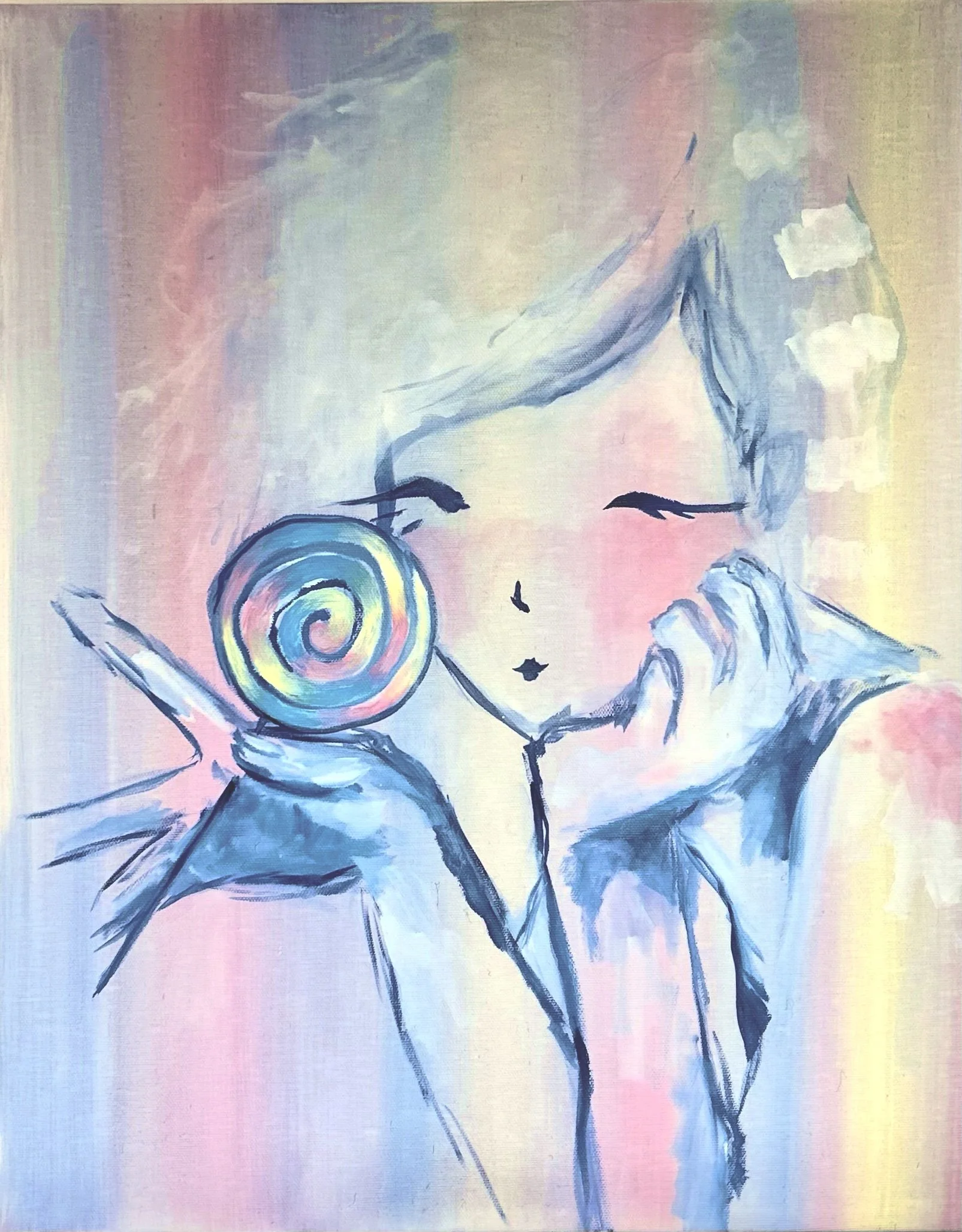 Candy Pop, 2025
acrylic on canvas, 16"x20"