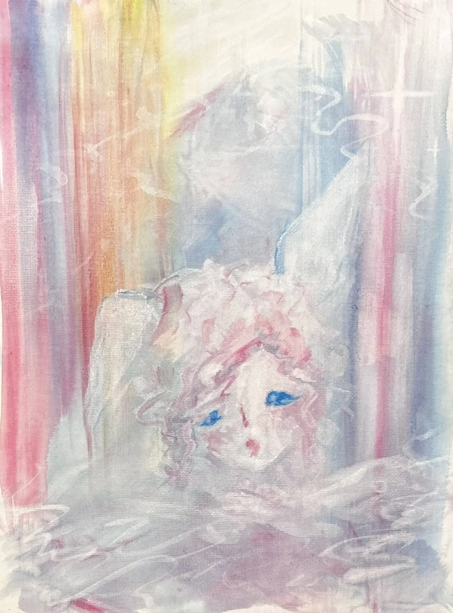 Untitled 09, 2024
acrylic on canvas, 9"x12"