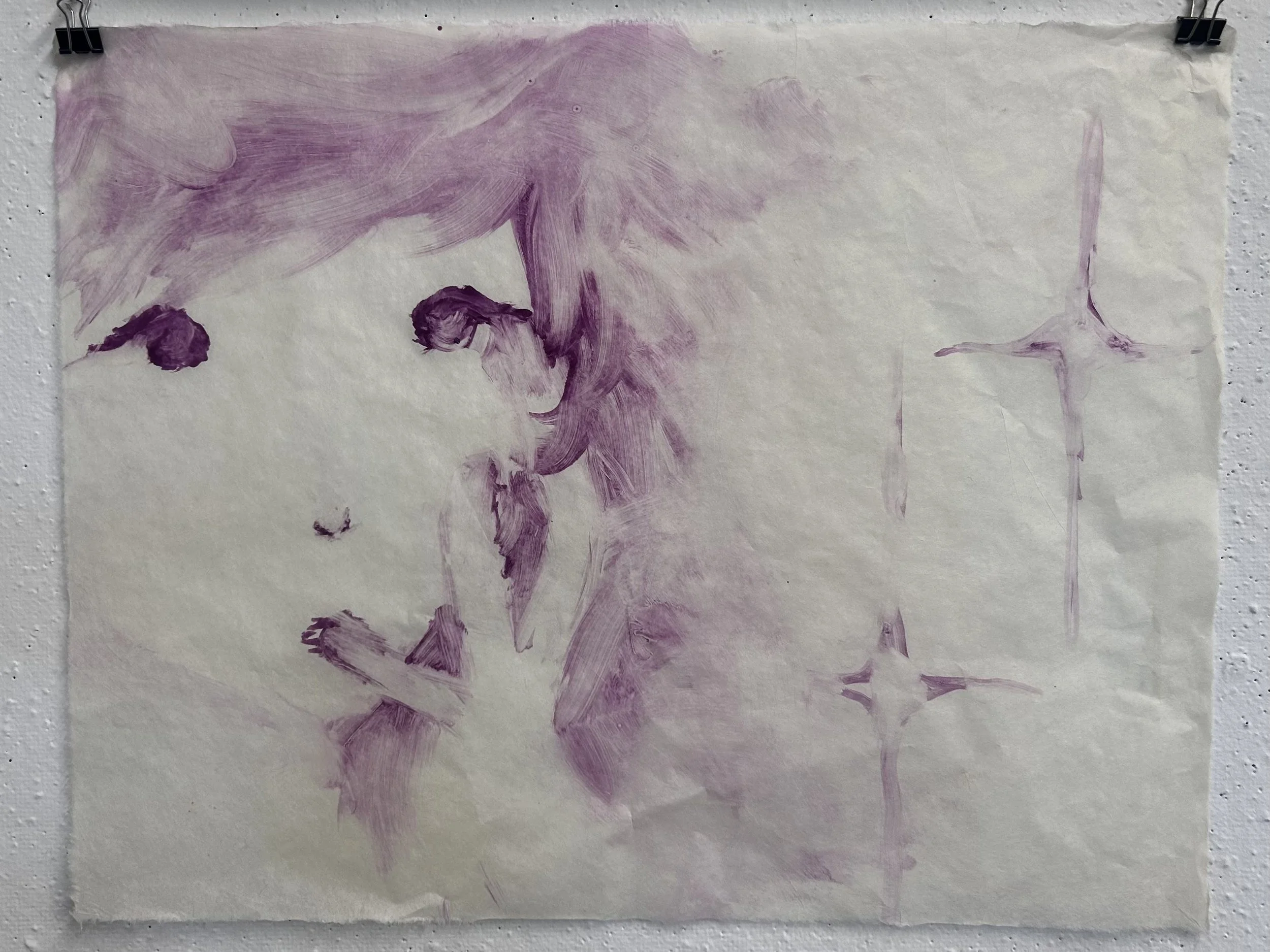 Untitled 03, 2025
monoprint on thai kozo paper