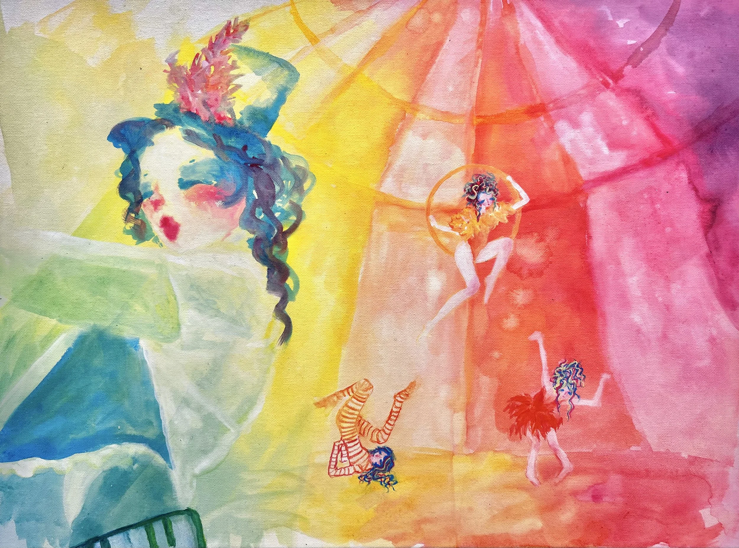 The Big Top, 2025
acrylic on canvas, 20"x16"