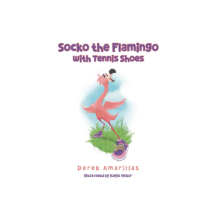 Socko the Flamingo with Tennis Shoes
