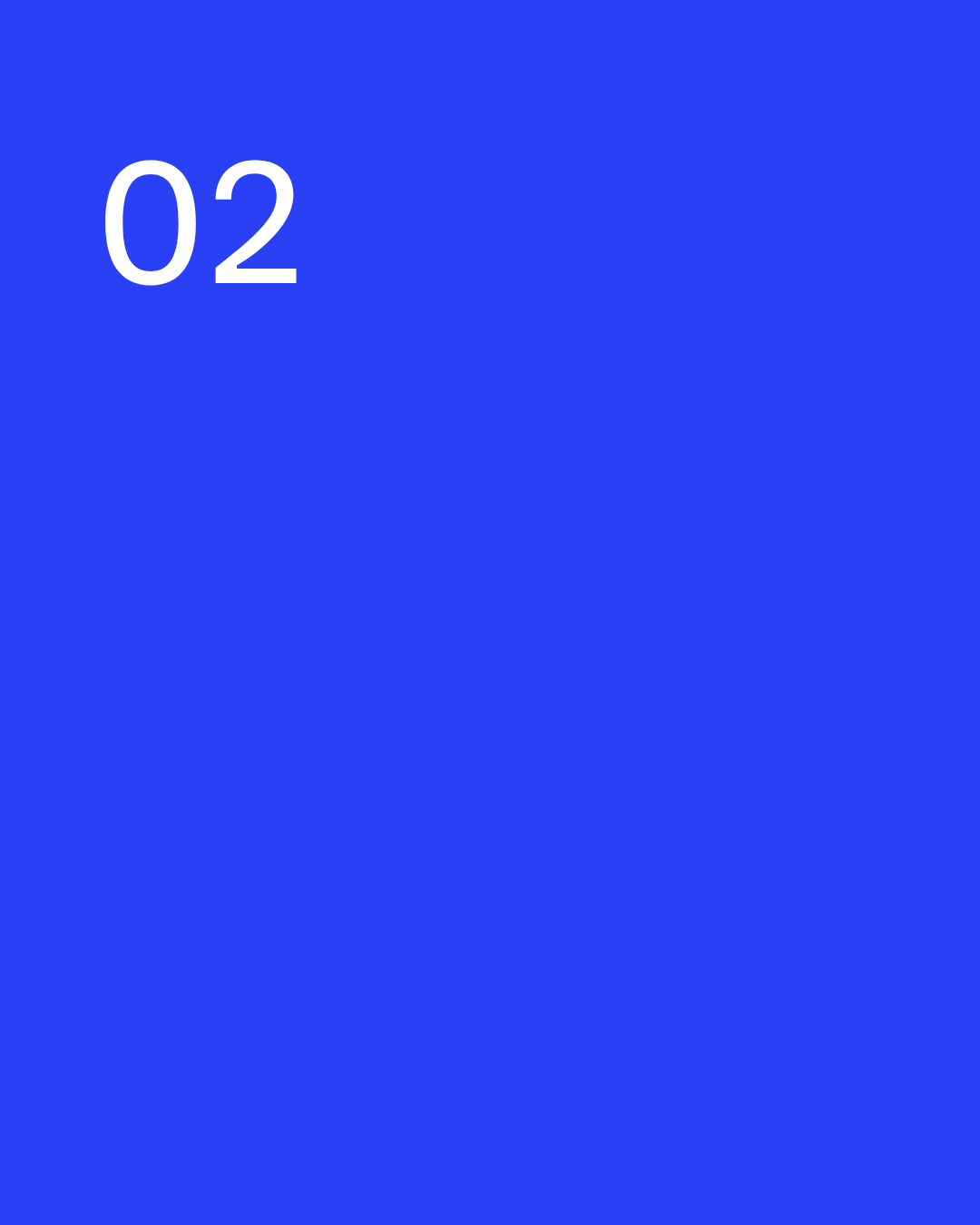 Blue background with white number '02' in the lower left corner.