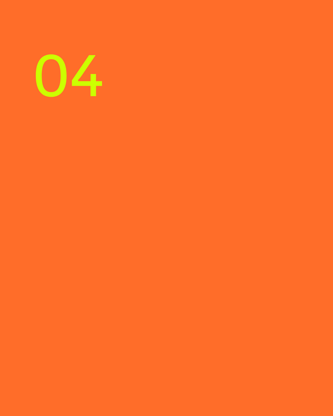 The periodic table element Oxygen, with the atomic number "04, on an orange background.