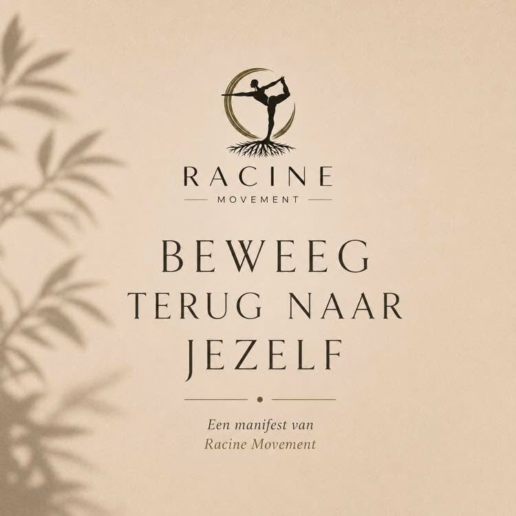🌿

Soms hoeven we niet verder te zoeken.

Soms hoeven we alleen terug te keren.

Naar ons lichaam.
Naar onze adem.
Naar ons ritme.
Naar onze wortels.

Want wat vergeten lijkt,
leeft vaak nog steeds in ons.

Beweeg terug naar jezelf.

&mdash; Racine 