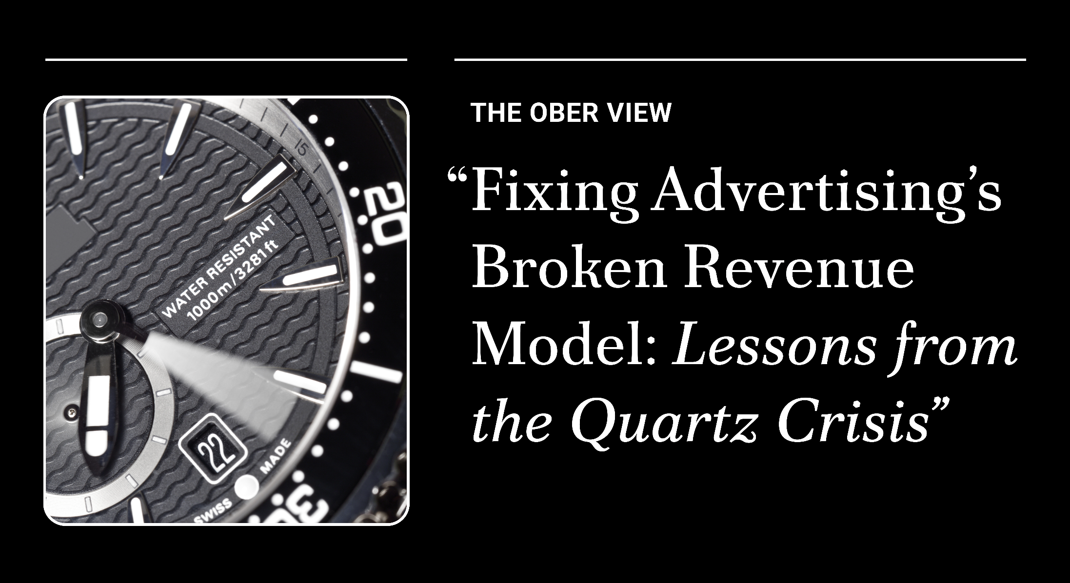 Fixing Advertising’s Broken Revenue Model: Lessons from the Quartz Crisis