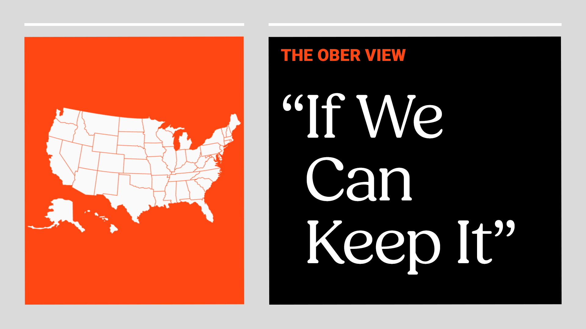 If We Can Keep It