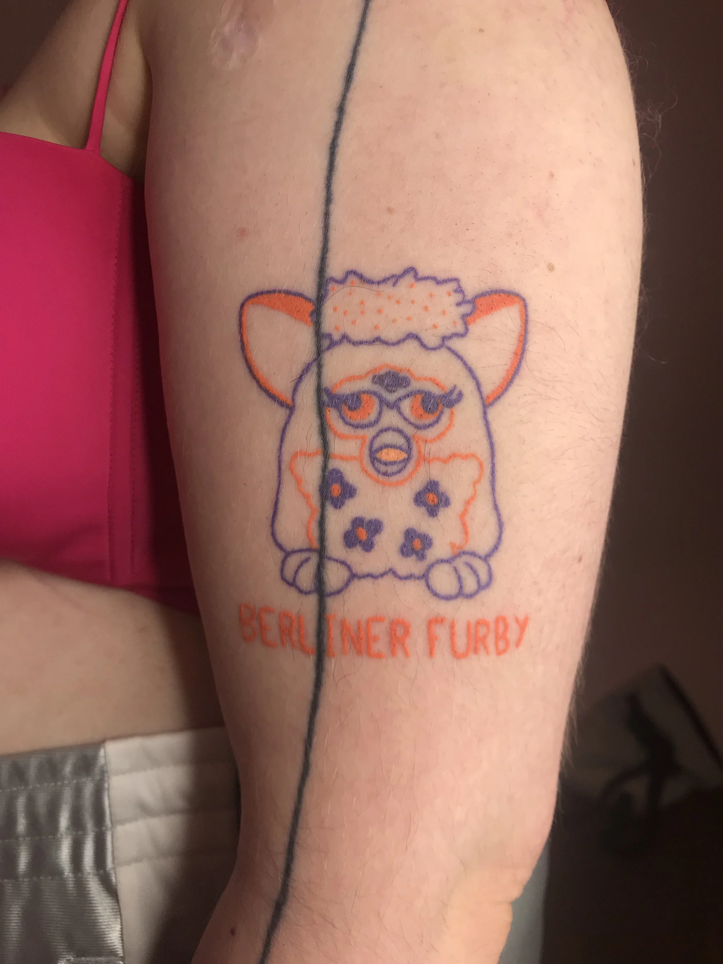 Healed tattoos