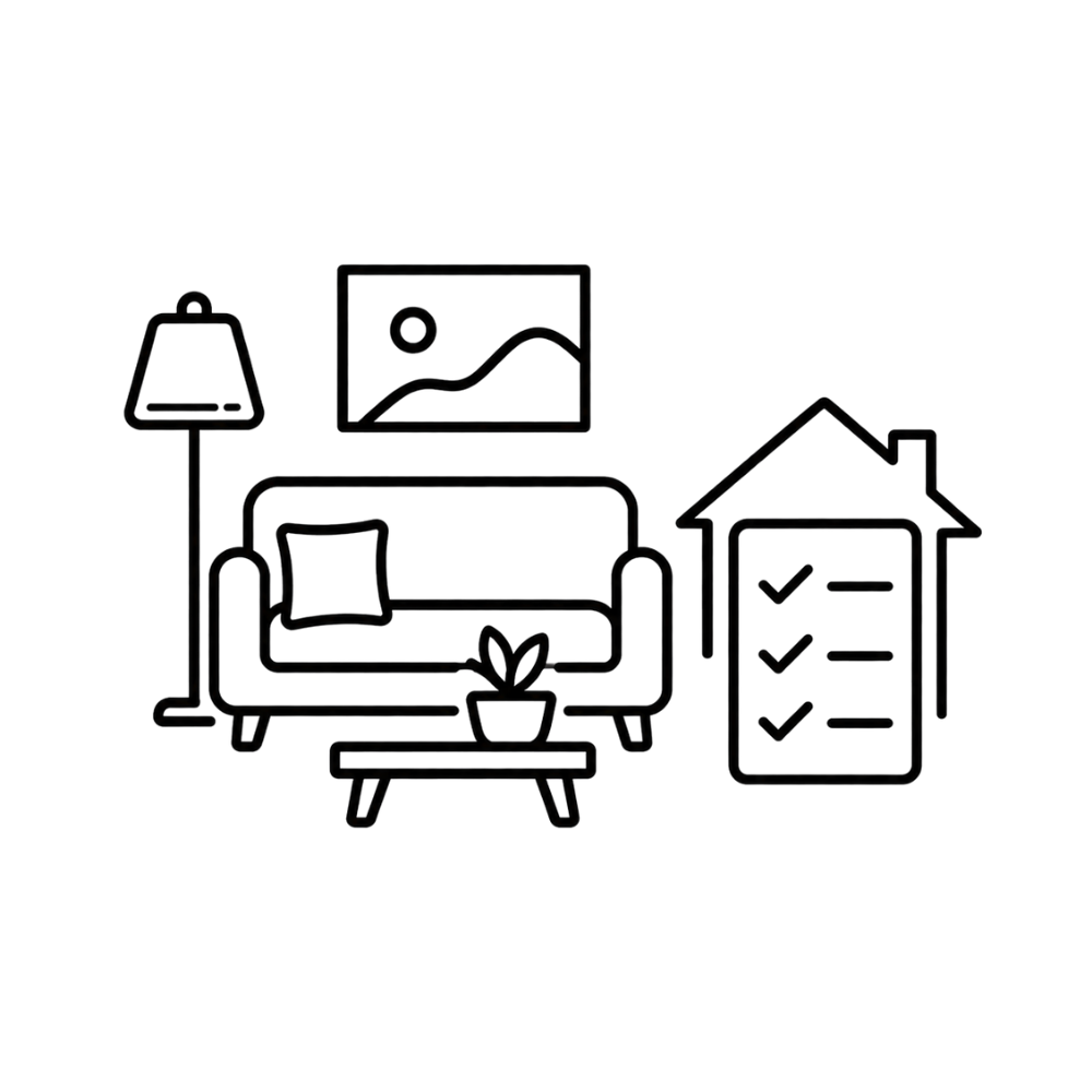 Rental-ready furnishing and interior design packages for apartments in North Cyprus.