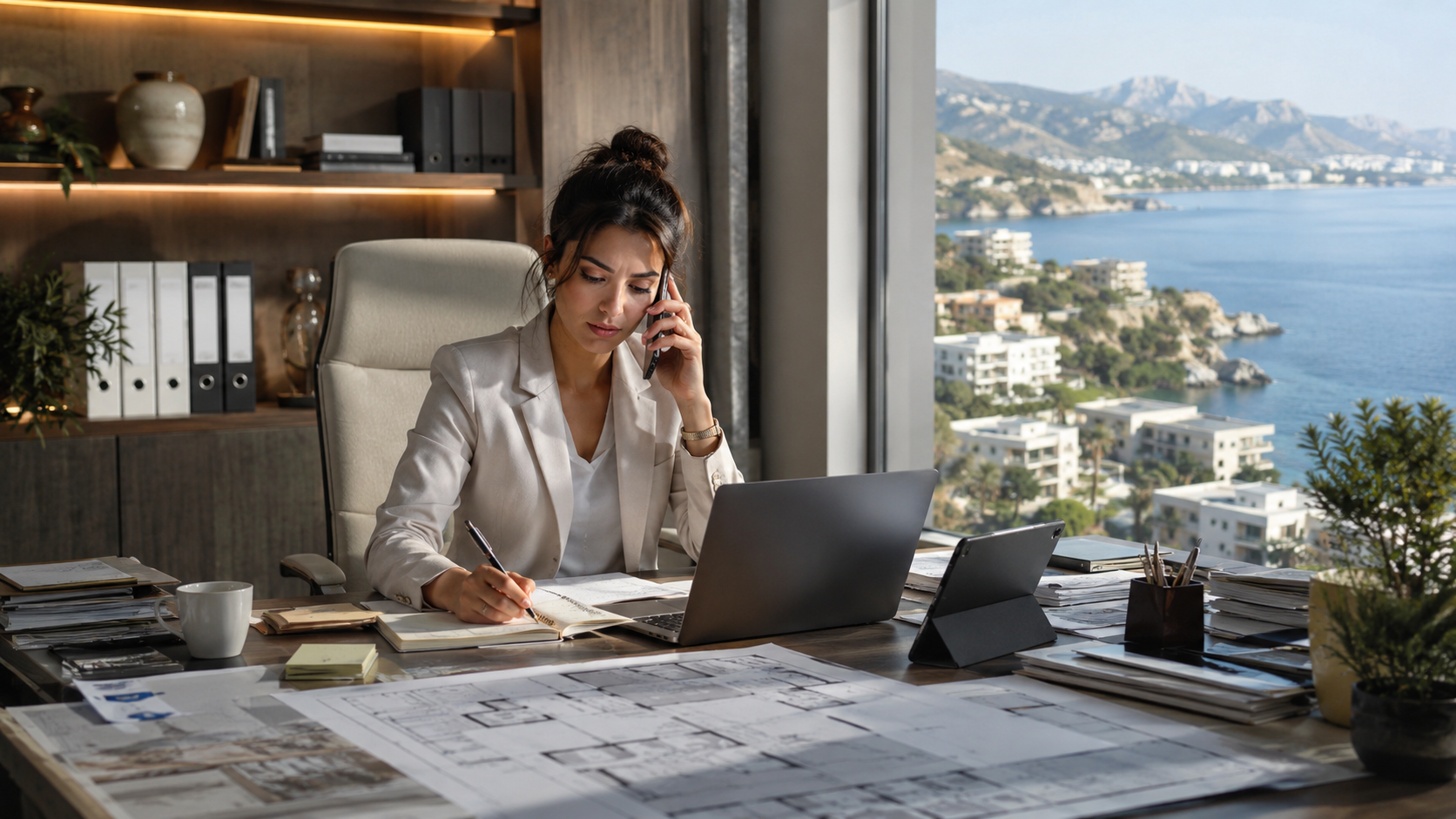 Developer reviewing property handover, buyer communication, and after-sales coordination in North Cyprus.