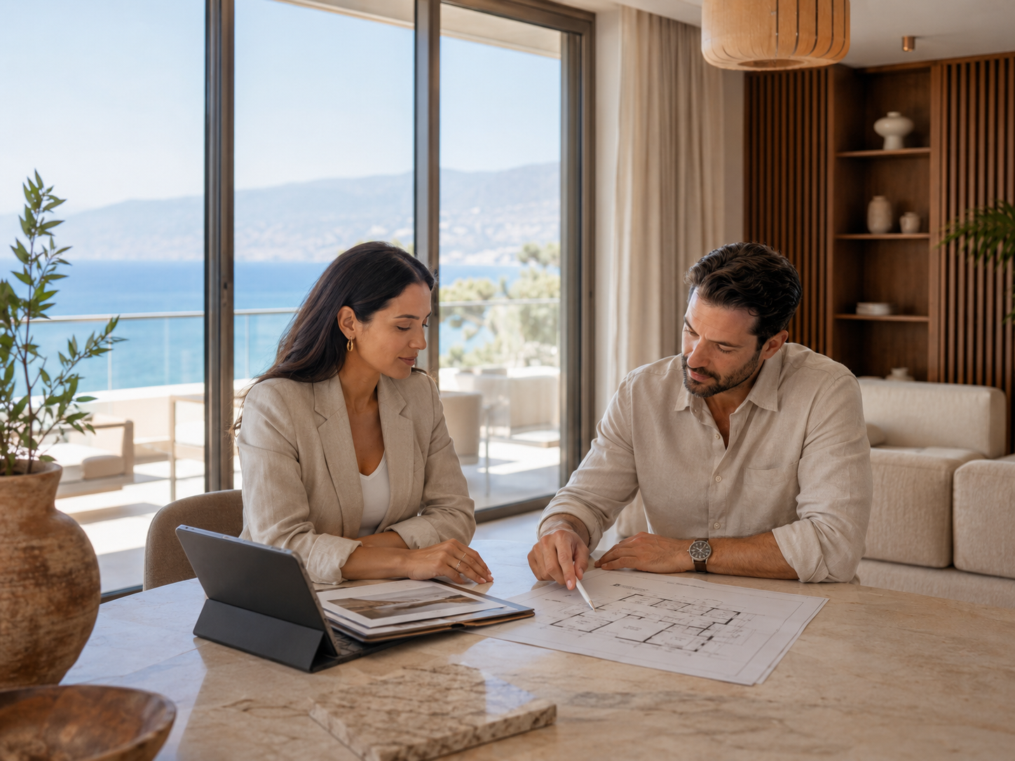 Property support consultants planning apartment handover, furnishing, and after-sales services in North Cyprus.