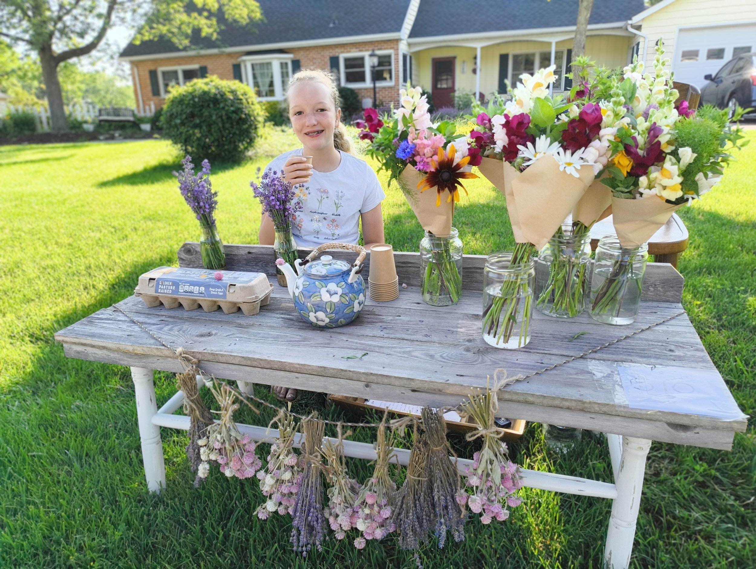 8-10 Saturday Flower Stand - Reopening in late July