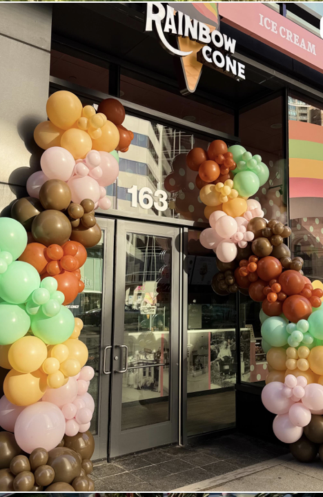Rainbow Cone Magnificent Mile Grand Opening